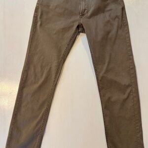 Blank NYC Wooster Olive Green 32x32 5 Pocket Slim Fit Chinos